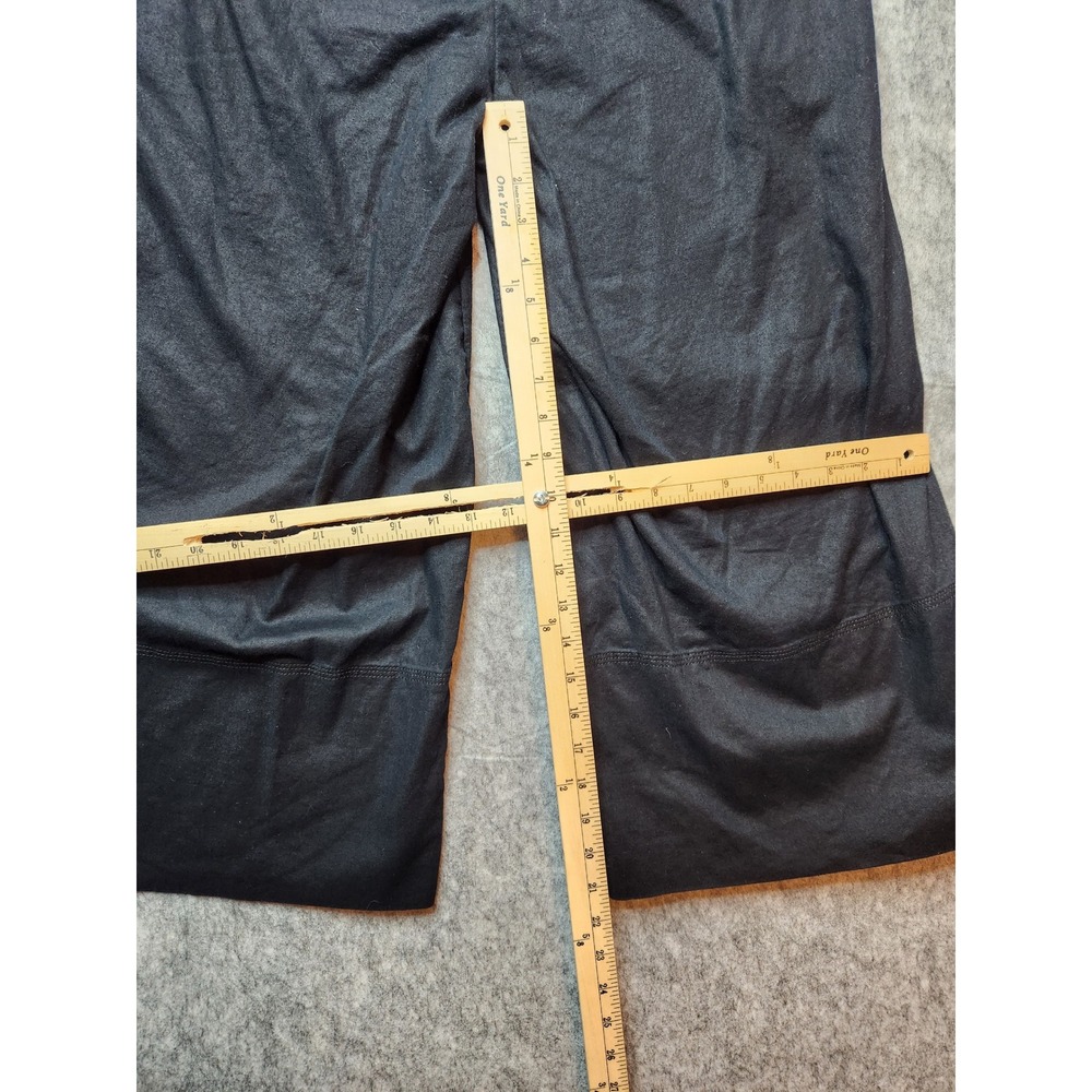 Banana Republic Womens Black Linen Blend Wide Leg Cropped Pants Size S High Rise - Picture 11 of 14
